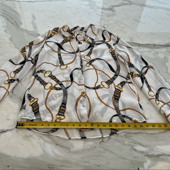 L’AGENCE CHAIN TOP SIZE MEDIUM NWOTS! - Picture 11 of 17